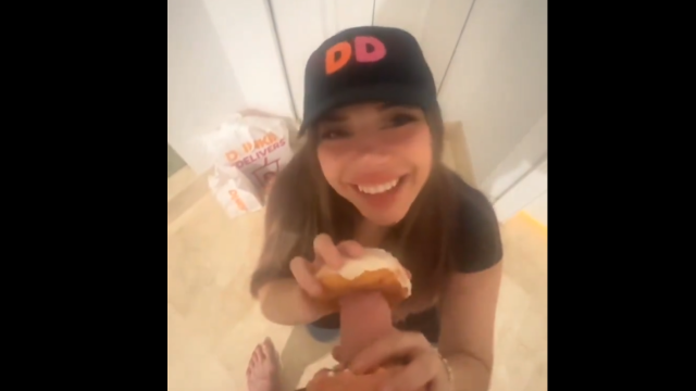 Katrina Kay Donut Blow Job Leaked Part 1